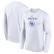 Kentucky Nike Courtside Dri-Fit Practice Long Sleeve Tee